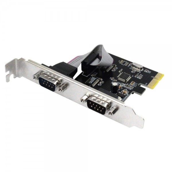 Tarjeta PCI Express a 2 Serial RS232 Shinedisk