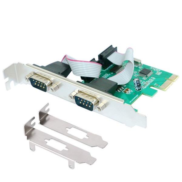 Tarjeta PCI Express a 2 Serial RS232 X00...