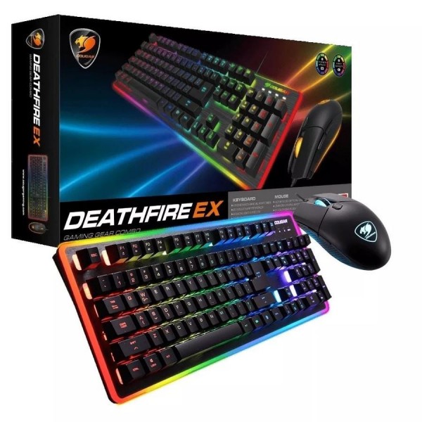 Combo de Teclado y Mouse Gaming Cougar Deathfire EX