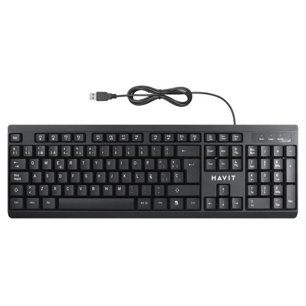 Teclado Havit USB en Español / KB376-SP