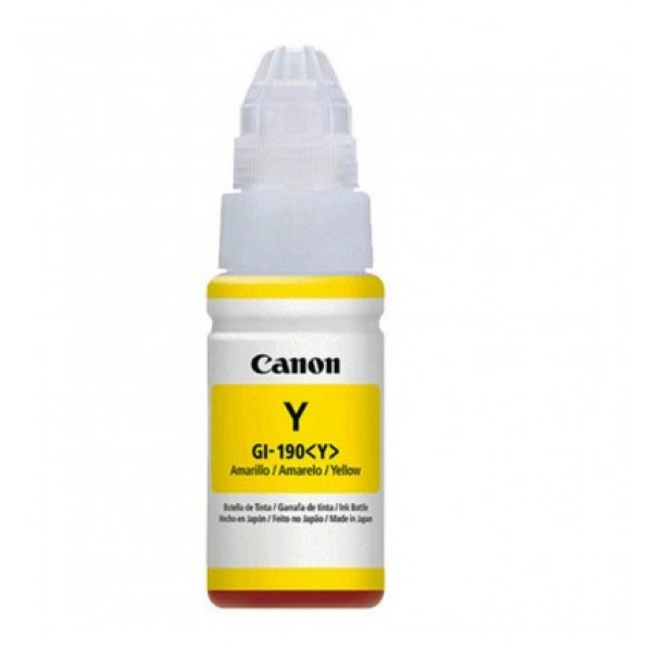 Botella de Tinta Canon GI-190Y Yellow