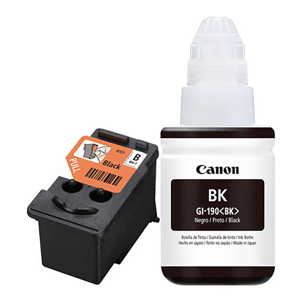 Cabezal Canon negro BH-01 + botella GI-190