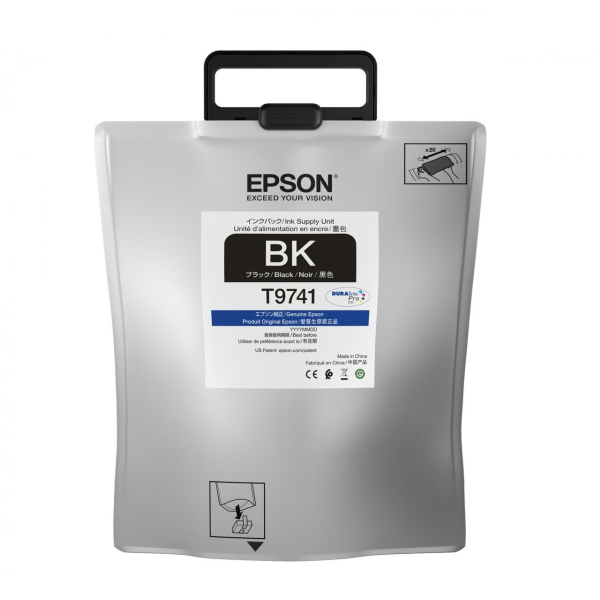 Bolsa de tinta Epson T974120-AL Negro para WF-C869R