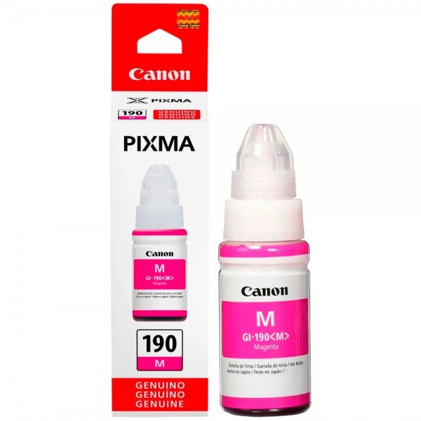 Botella de Tinta Canon GI-190M Magenta