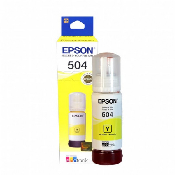 Botella de Tinta Epson 504 Yellow para L4150 L4160 70ml