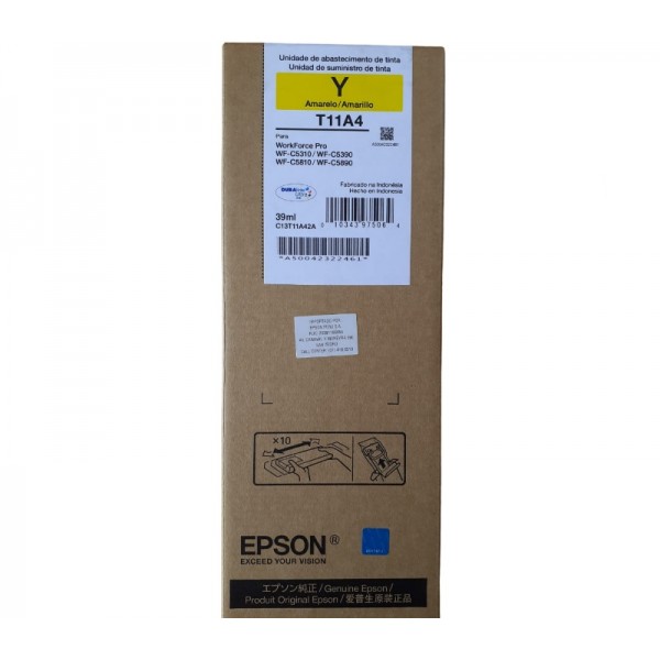 Bolsa de tinta Epson T11A420-AL Yellow para WF C5810/90 39ml