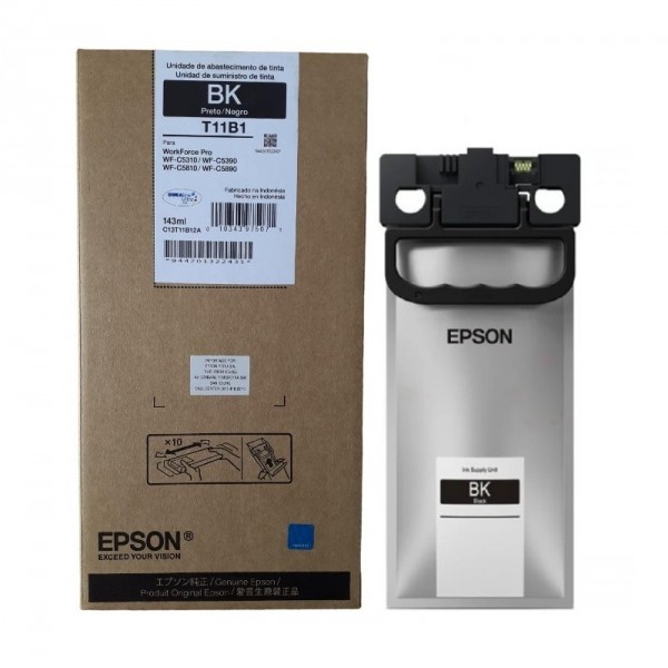 Bolsa de tinta Epson T11B120-AL Negro para WF C5810/90 143ml