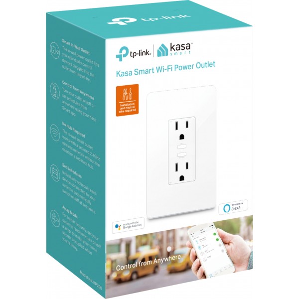 Kasa Smart Enchufe Tp-Link KP200, toma c...