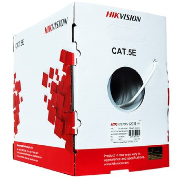Caja de Cable UTP HikVision 0.45mm Cat5e...