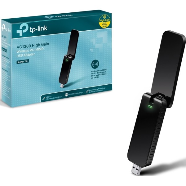 Adaptador TP-Link USB WiFi Archer T4U AC...